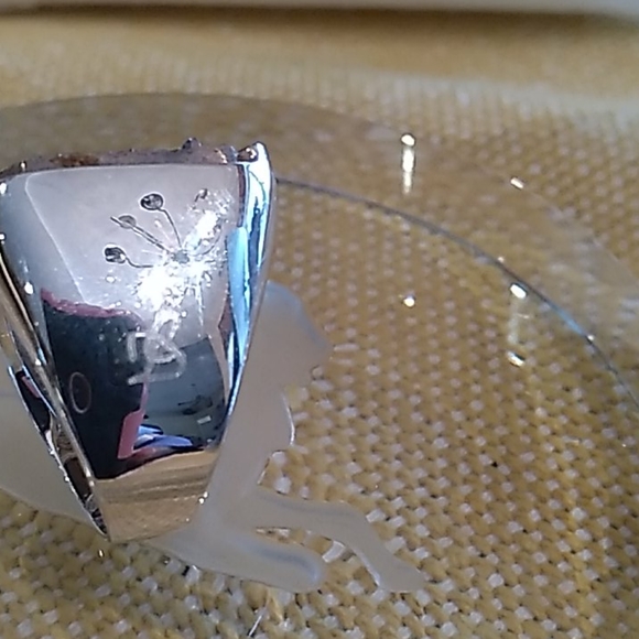 Christine Darren Drusy Split gold and silver ring - Picture 3 of 6